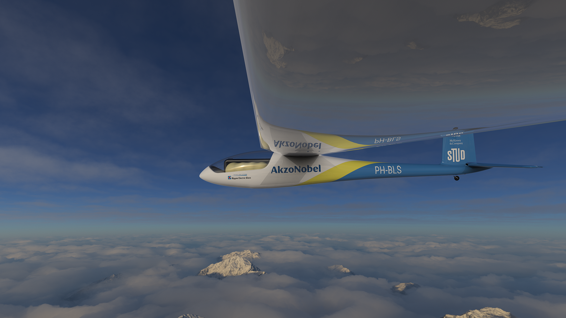 TU Delft's liquid hydrogen-powered aircraft.
