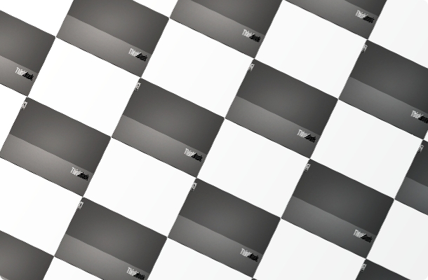 Lenovo ThinkBook disposti in modo da formare il motivo di una bandiera a scacchi