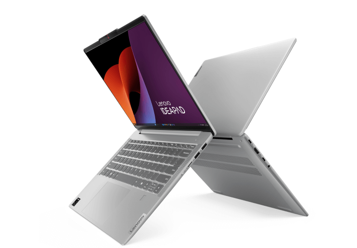 IdeaPad Slim 5x Gen 9 オープンサイドビュー 背中合わせ