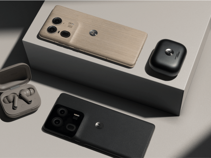 Various phones and earbuds