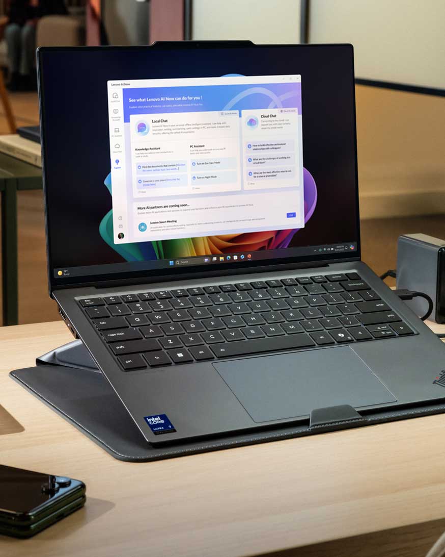 A laptop screen showing an AI application. 