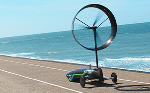Chinook's Wind Powered Cars - The Future of Car Travel