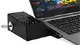 Lenovo ThinkPad X1 Yoga 4th Gen attached to a docking station thumbnail