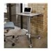 Ergotron LearnFit Short - sit/standing desk - rectangular - grey, silver