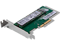 Carte ThinkStation PCIe vers carte riser M. 2-extra plat