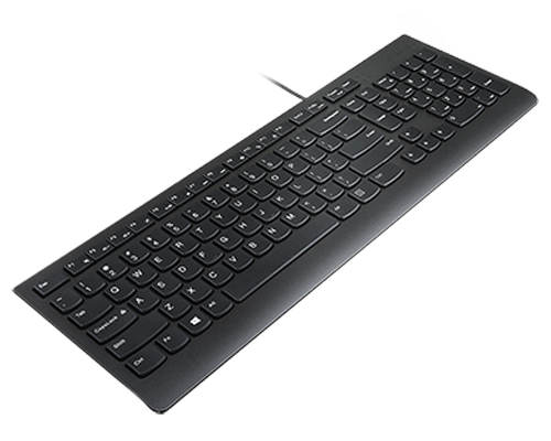 Lenovo Essential Wired Keyboard (Black) - Spanish 172