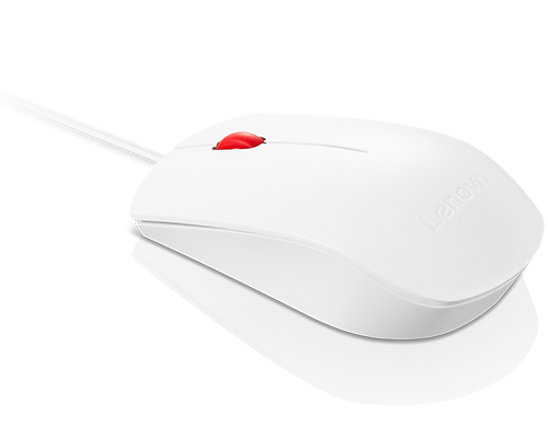 Lenovo Essential USB Mouse (White)