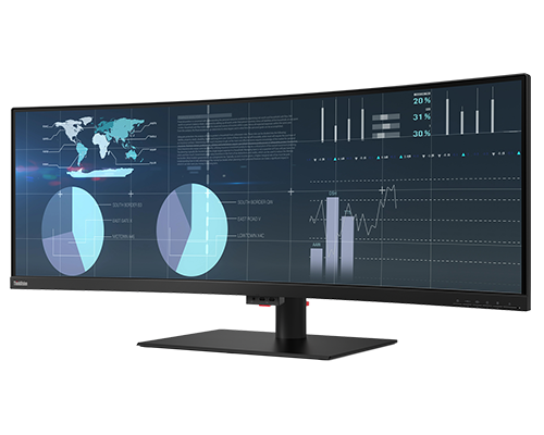 ThinkVision P44w-10 43.4 Inch 32:10 Curved HDR Monitor