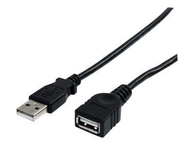 StarTech.com 1,8m USB 2.0 A Verlängerungskabel - / Buchse - USB Verlängerung Schwarz - USB-Verlängerungskabel - USB zu USB - 1.8 m | WE