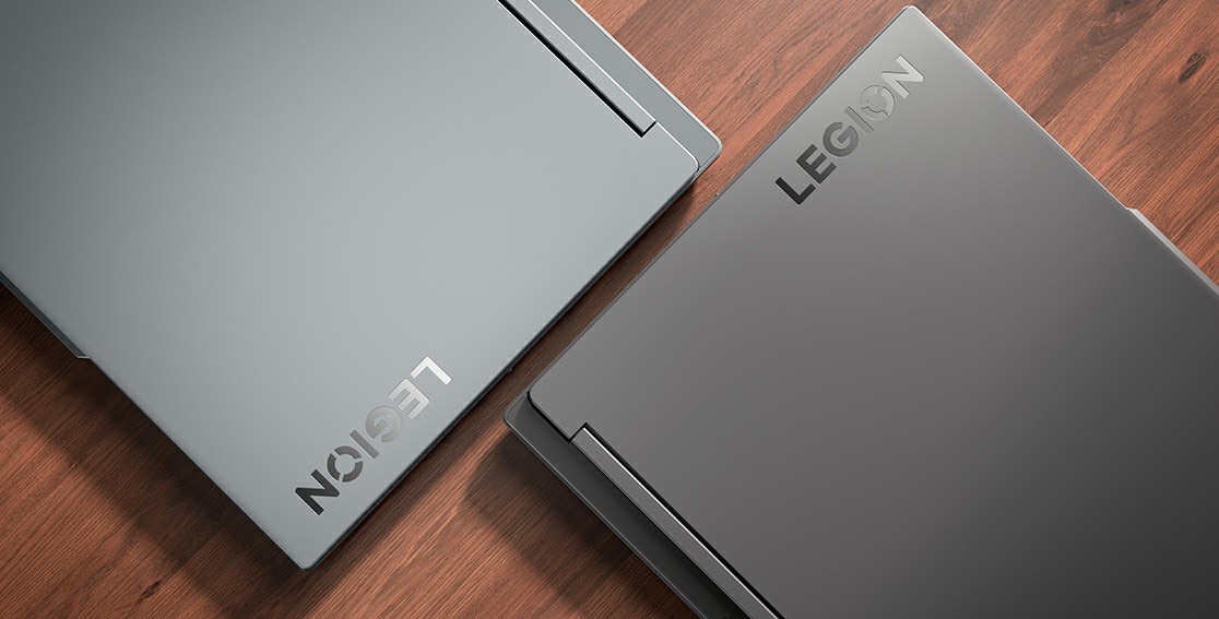 Two Legion Slim 5i Gen 8 laptops side by side