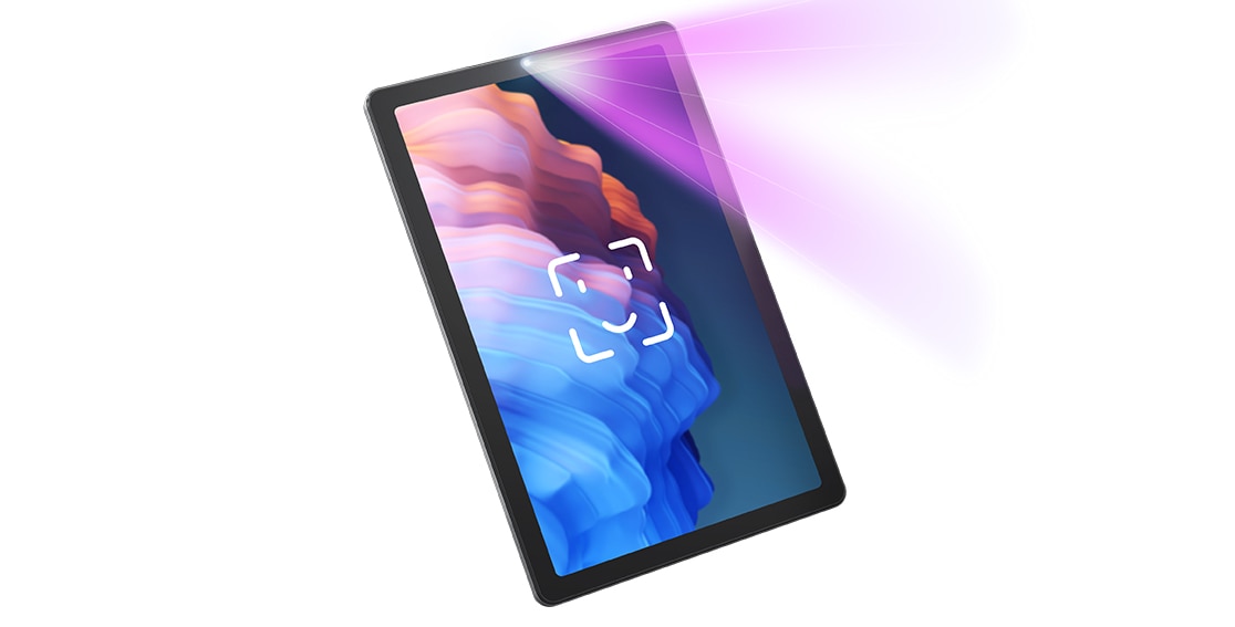 Reconnaissance faciale de la tablette Lenovo Tab M9