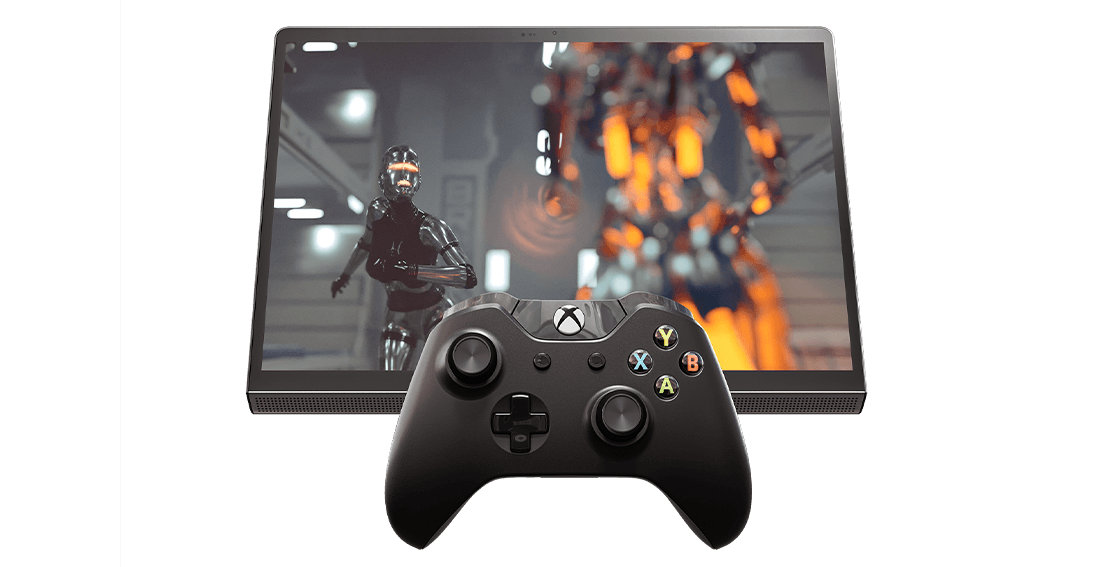 Yoga Tab 13 Console-like gaming experience (Xbox controller sold separately)