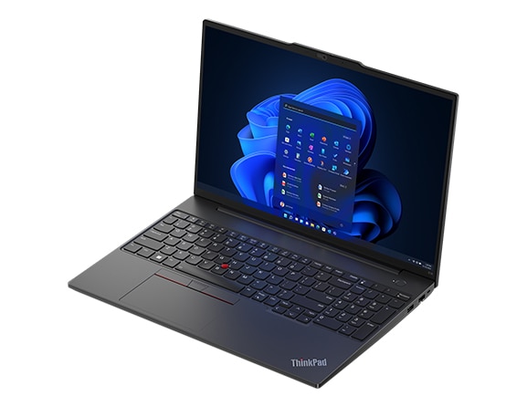 Top right view of the Thinkpad E16 Gen 1 (16 AMD)