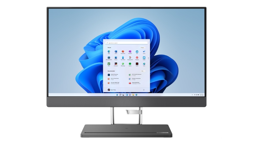 Front-facing Lenovo IdeaCentre AIO 5i Gen 7 All-in-one PC, positioned vertically.