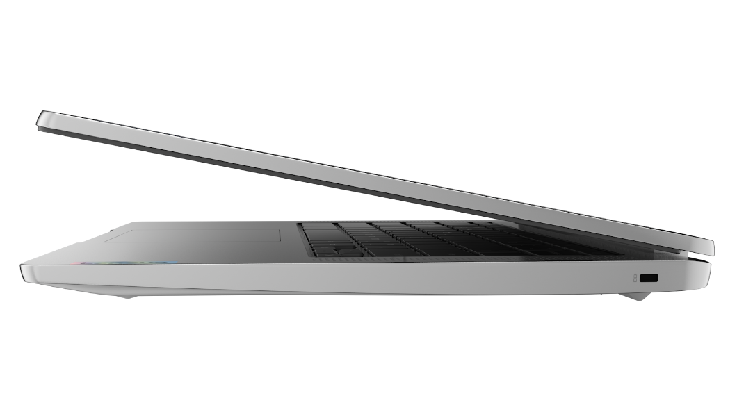 IdeaPad 3 Chromebook Gen 6 (14″ MTK), Arctic Grey, portit vasemmalla puolella