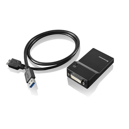 Lenovo Adaptateur pour moniteur USB 3.0 vers DVI/VGA