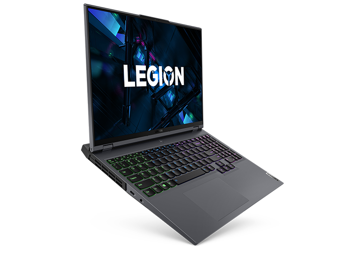 Legion 5i Pro Gen 6 (16'' Intel), Seitenansicht von links, nach rechts gerichtet