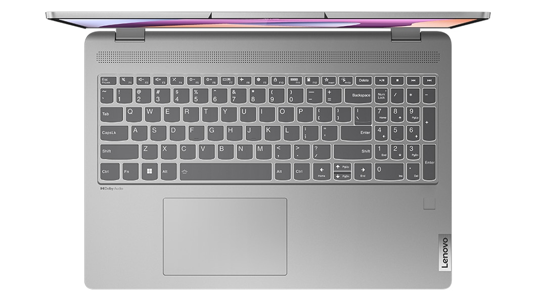 Top-down view of IdeaPad Flex 5 Gen 8 laptop