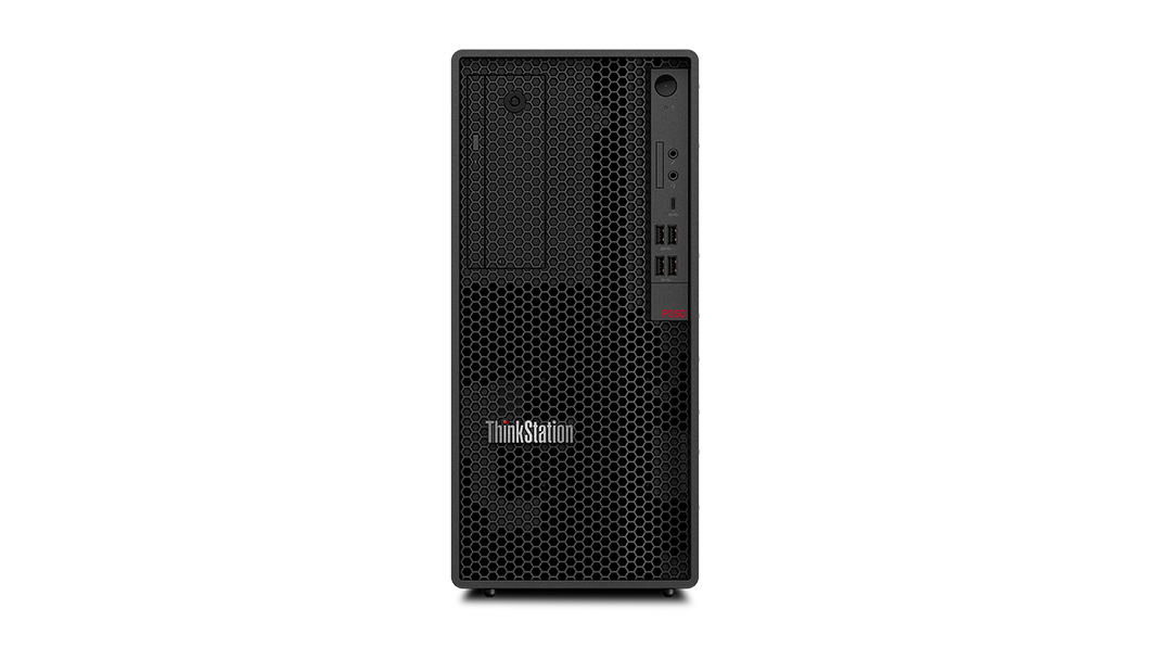 Lenovo ThinkStation P350 Tower-Workstation – Vorderansicht