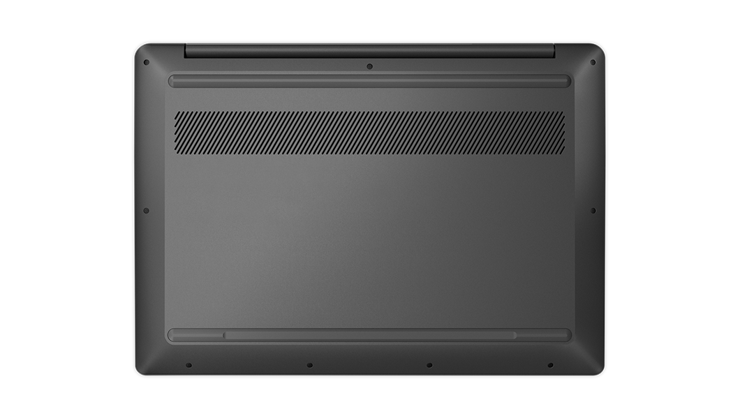 IdeaPad 5i Chromebook-laptop bovenaanzicht van onderste klep