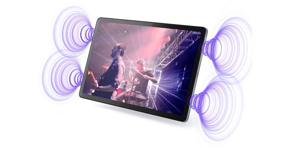 Vier JBL-luidsprekers van Lenovo Tab P11 Pro Gen 2-tablet