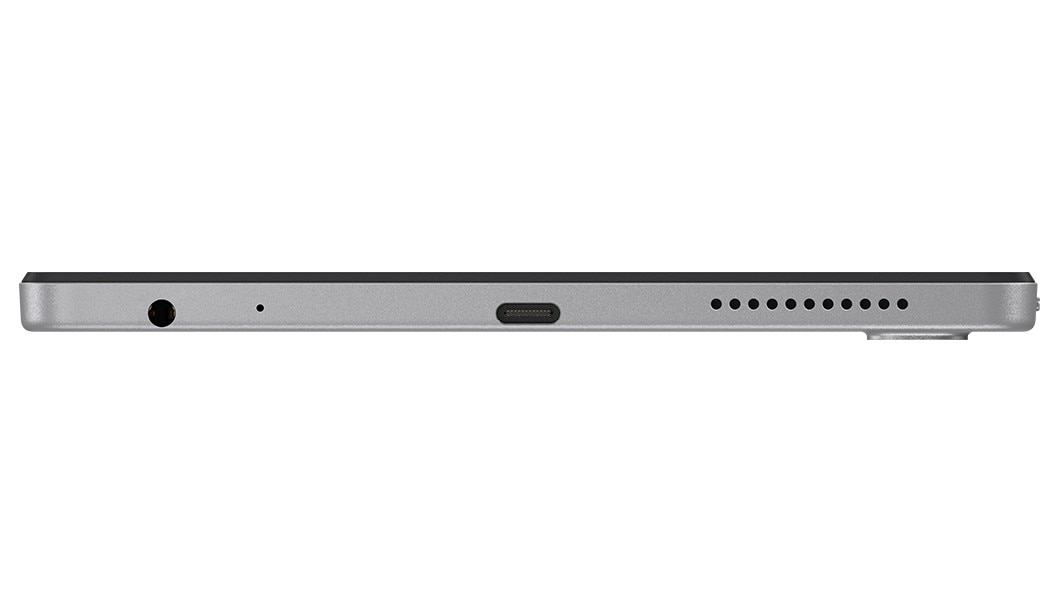 Vue de profil du bas de la tablette Lenovo Tab M9