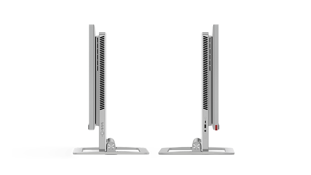 Yoga AIO 7 (27″ AMD) left and right side profiles