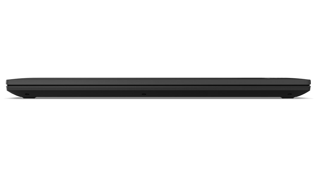 Vooraanzicht van Lenovo ThinkPad L15 Gen 3-laptop, dichtgeklapt.