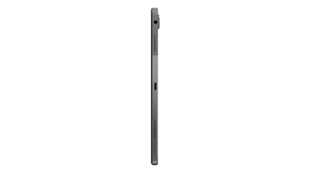 Vista laterale sinistra del tablet Lenovo Tab P11 in Storm Grey