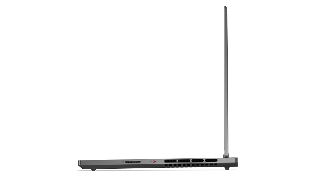 Side profile view of Lenovo Legion Slim 5 Gen 8 laptop facing left