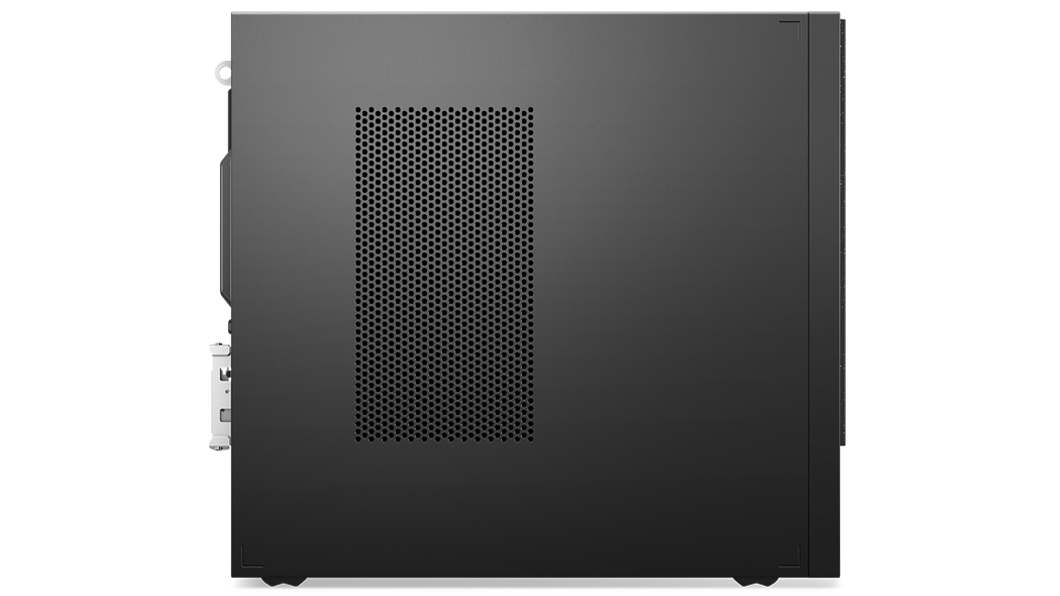 Vista del panel izquierdo del PC de formato pequeño ThinkCentre Neo 50s