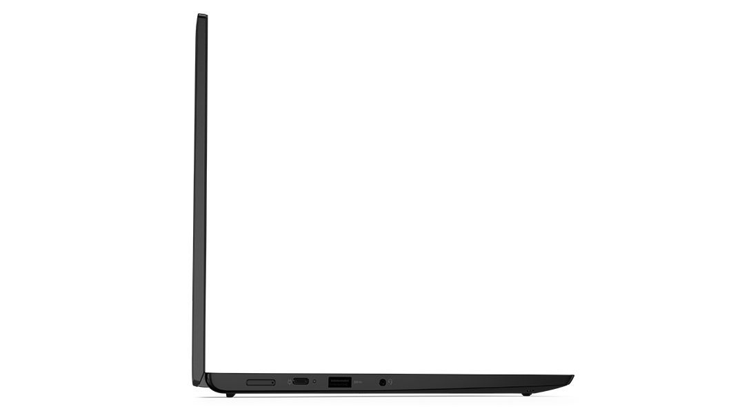 Vista del perfil lateral derecho del portátil ThinkPad L13 de 3.ª generación