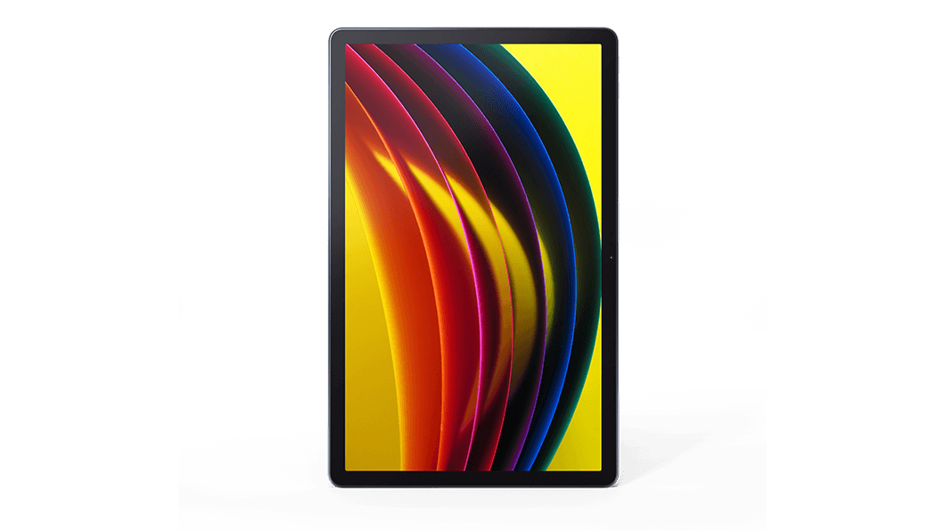 Lenovo Tab P11 -tabletti edestä kuvattuna (pystysuunnassa)