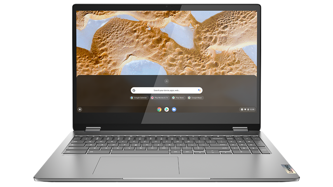 IdeaPad Flex 3i Chromebook in Arctic Grey, Front Facing