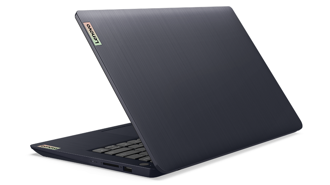 IdeaPad 3i Gen 7-laptop, linker achteraanzicht