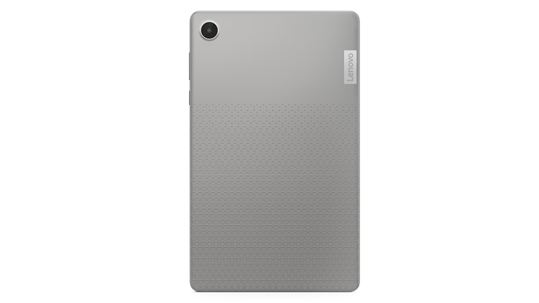 Vista posteriore del tablet Lenovo Tab M8 di quarta generazione