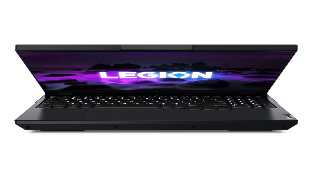 Legion 5 (15'' AMD), vista anteriore, semichiuso