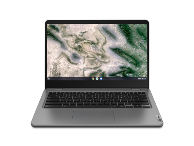 Lenovo 14e Chromebook Gen 2 (14” AMD), top front view