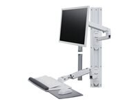 Ergotron LX Wall Mount System - mounting kit - for LCD display / keyboard / mouse