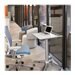Ergotron LearnFit Short - sit/standing desk - rectangular - grey, silver