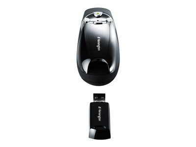 

Kensington Wireless Presenter Pro with Green Laser Pointer presentation remote control - black