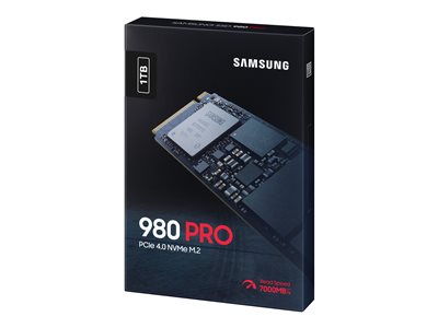 Samsung 980 PRO MZ-V8P1T0BW - SSD - 1 TB - PCIe 4.0 x4 (NVMe)