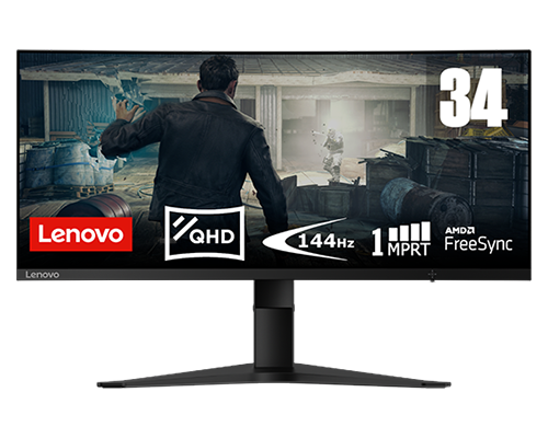 Lenovo G34w-10 WLED Ultra-Wide Curved Gaming Monitor