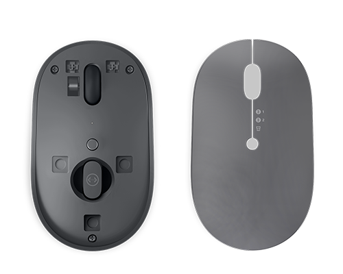 Lenovo Go Multi-Device Wireless Mouse (Grey)