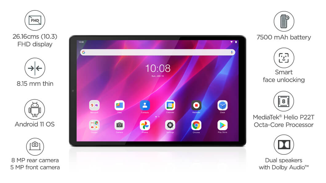Lenovo Tab K10 LTE (Unlocked) Tablet