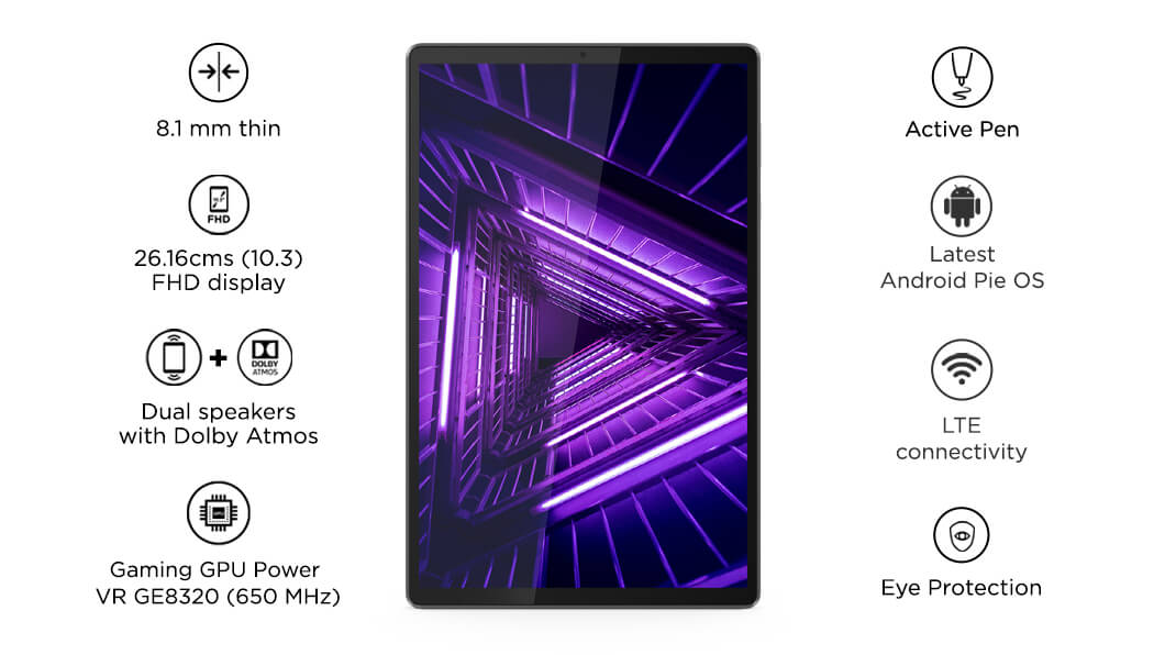 Tab M10 FHD Plus (2nd Gen)| 10.3” Family Entertainment Tablet Lenovo India