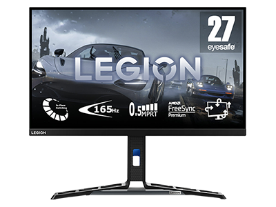 Legion Y27-30 27" FHD Pro-gamingbeeldscherm met Eyesafe (IPS, 180 Hz (OD) 0,5 ms MPRT, HDMI DP, FreeSync Premium, luidsprekers, kantelen/draaien/verhogen/zwenken)