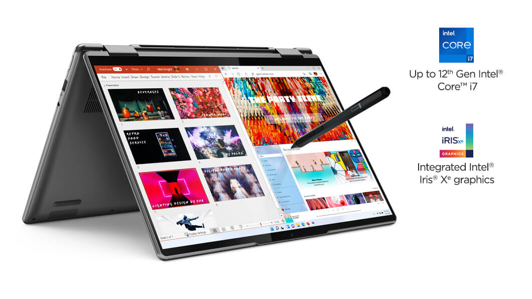 Yoga 7i 12th Gen (14, Intel) 2-in-1 Touchscreen Laptop | Upto  Hours  Battery Backup | Lenovo India