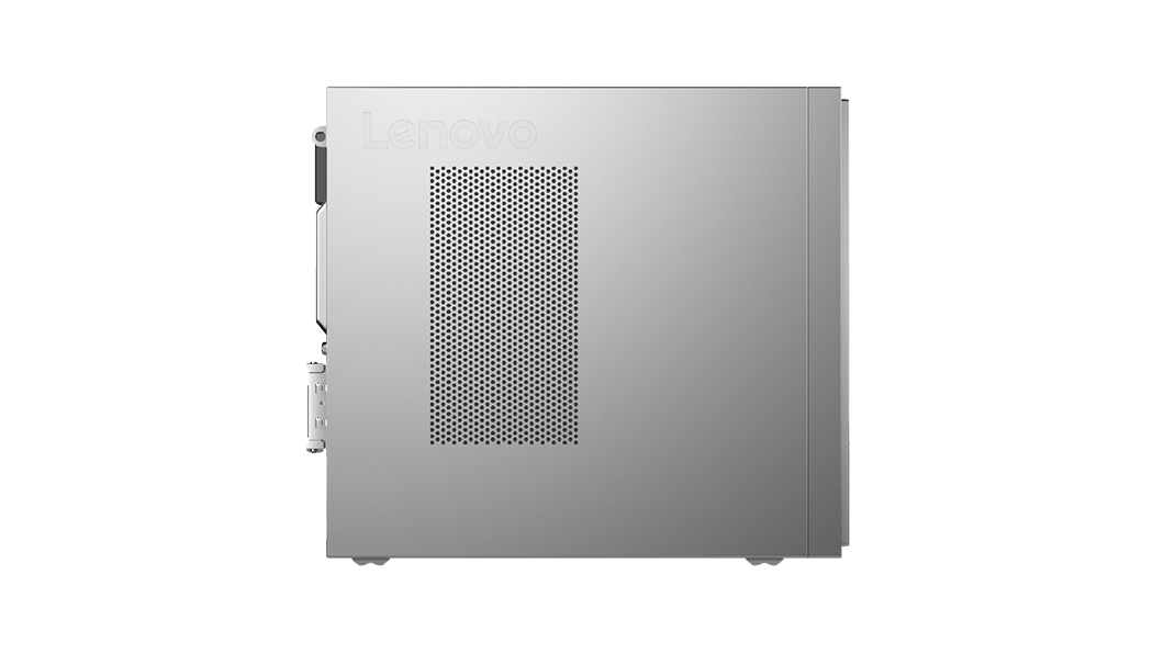 Vue latérale gauche du Lenovo IdeaCentre 3 AMD