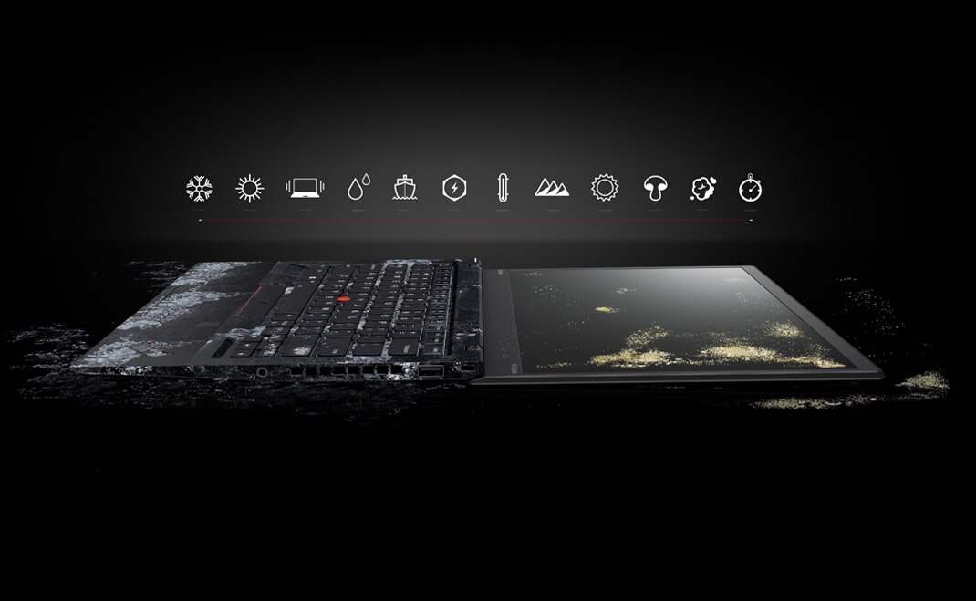 Image showing ThinkPad can withstand all conditions